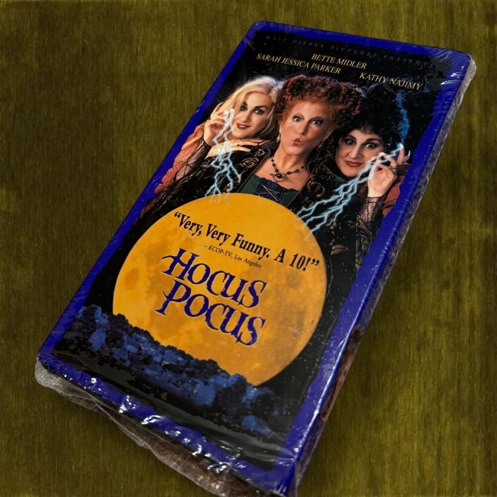 Vintage Hocus Pocus Halloween Retro Authentic VHS Tape